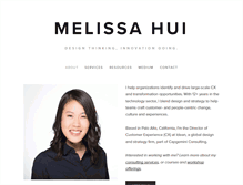 Tablet Screenshot of melissaahui.com